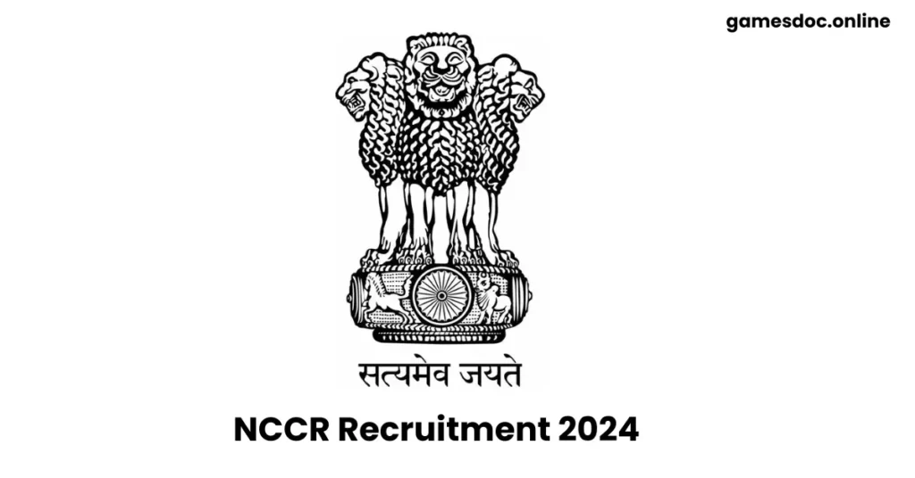 NCCR Recruitment 2024