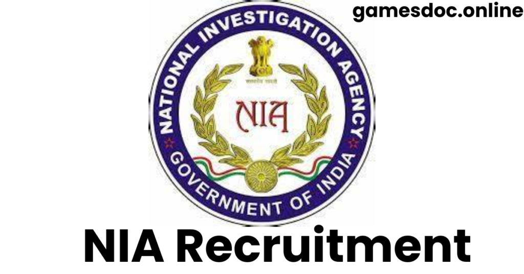 NIA Recruitment 2024