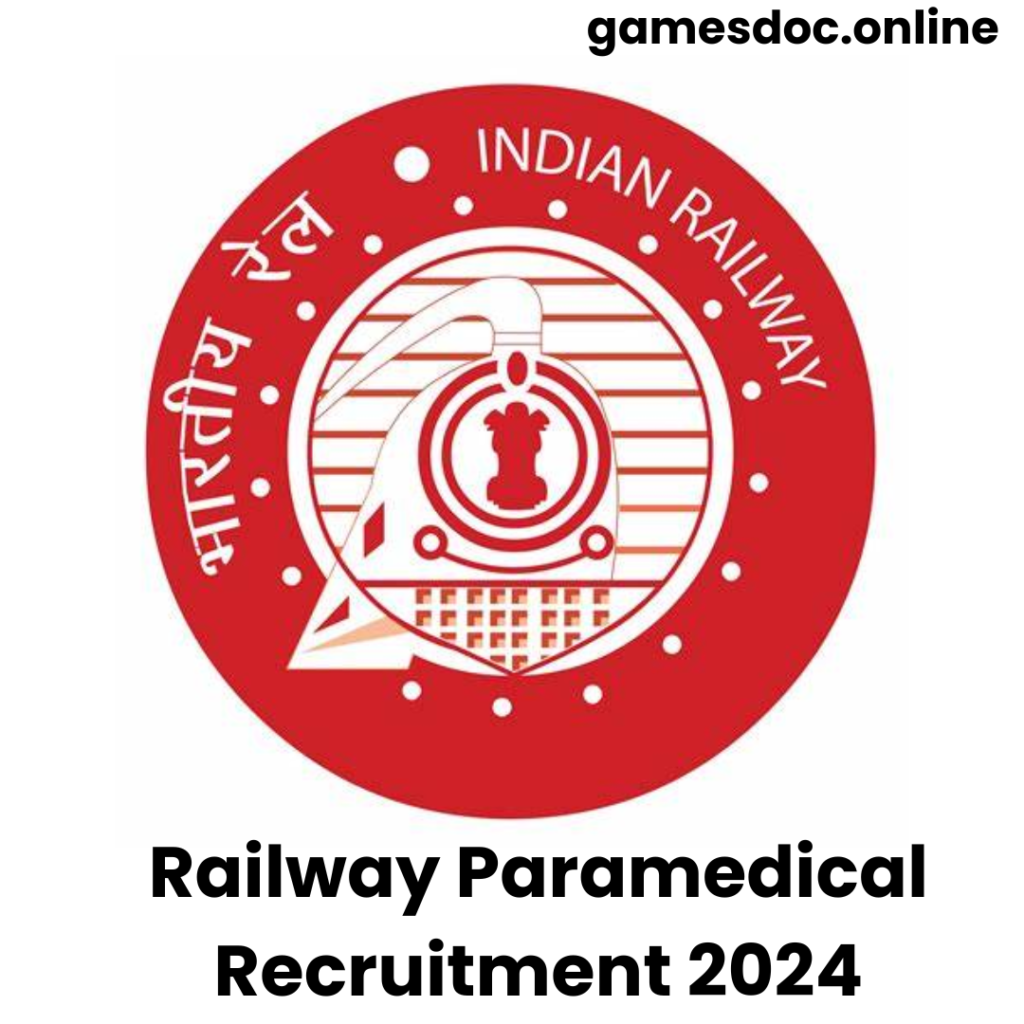 Railway Paramedical Recruitment 2024