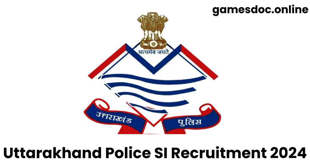 Uttarakhand Police SI Recruitment 2024